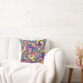Vloeibare verf Marmering Effect Decoratieve Gooi P Kussen
