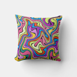 Vloeibare verf Marmering Effect Decoratieve Gooi P Kussen