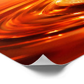 Vloeibare Vlammende Spetters van de Hel Poster (Hoek)