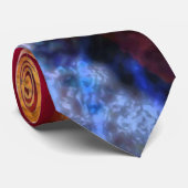 Vloeibare zonsondergang stropdas (Opgerold)