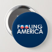 VLOEIEN VAN AMERIKA RONDE BUTTON 4,0 CM (Voorkant /achterkant)