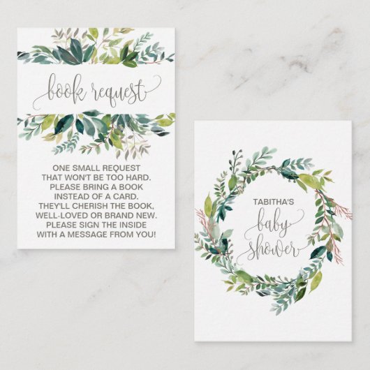 Vloeienboekaanvraag invullen Invoegen Informatiekaartje (Voorkant / Achterkant)