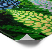 Vloeiend antis schilderen poster (Hoek)