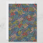 Vloeiend Baby shower Bingo Game Kaart (Achterkant)