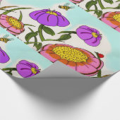 Vloeiend beemdoverschrijfpapier cadeaupapier (Hoek)