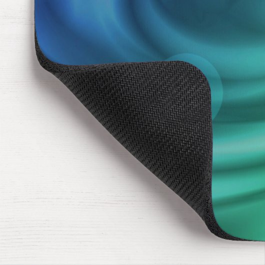 Vloeiend blauw en groene kleur Mix Vortex Muismat (Hoek)