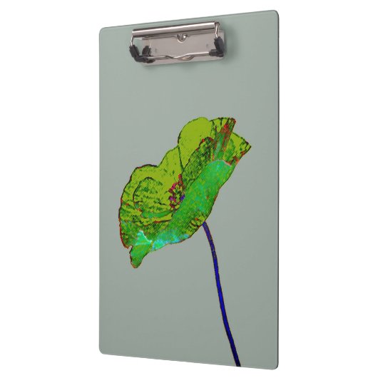Vloeiend bloemig ontwerp klembord (Links)