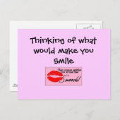 Vloeiend Briefkaart (Voorkant / Achterkant)