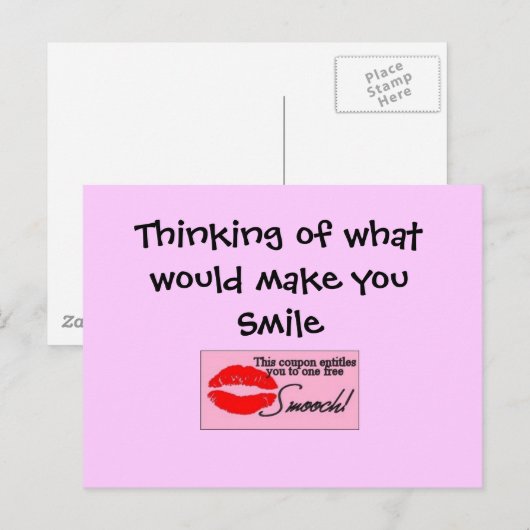 Vloeiend Briefkaart (Voorkant / Achterkant)