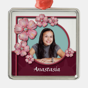 Vloeiend Gem Premium Square Afbeelding Ornament