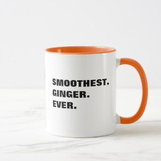 "Vloeiend. Ginger. Ooit." mok ontwerpkat