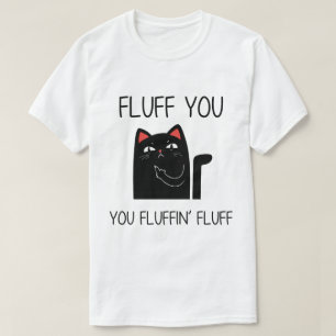 Vloeiend, grappige kat t-shirt