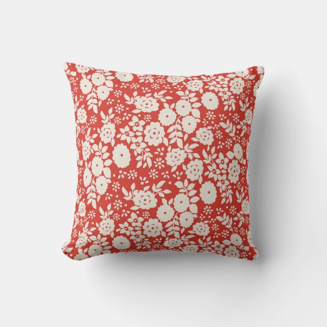 Vloeiend  grijs patroonSierkussen Kussen (Voorkant)