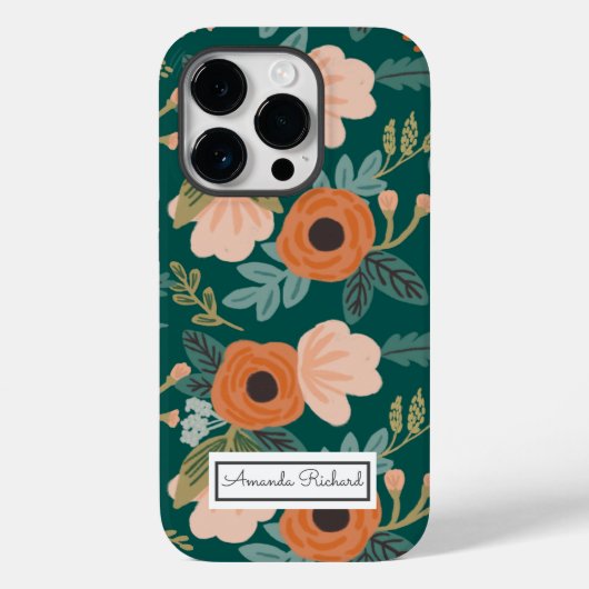 Vloeiend Hoesje-Mate iPhone case (Achterkant)