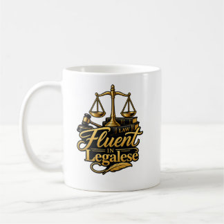 Vloeiend in Legalese Grappige advocaat Klassieke m Koffiemok
