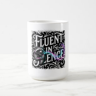 Vloeiend in Stilte Lange Mouw Koffiemok