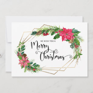 Vloeiend kerstscript, met gouden Lijst