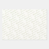 Vloeiend konijn inpakpapier vel (Voorkant 3)