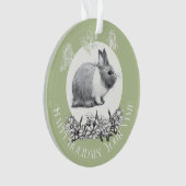 Vloeiend konijn ornament (voorkant)