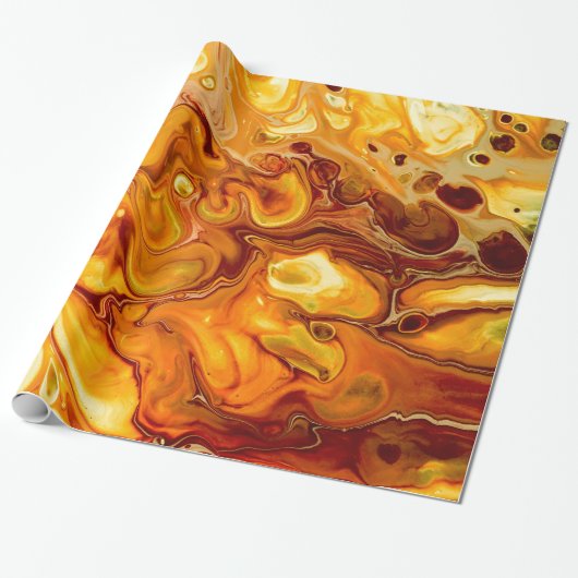 Vloeiend kunstmatig Abstract Cadeaupapier (Uitgerold)