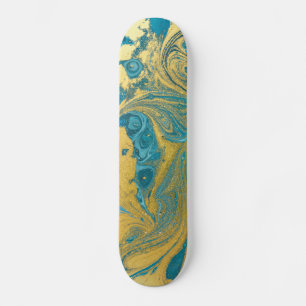 Vloeiend kunstschilderskateboard skateboard