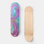 Vloeiend kunstschilderskateboard skateboard (Voorkant)