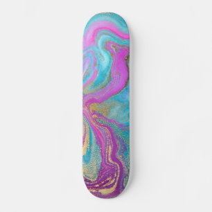Vloeiend kunstschilderskateboard skateboard