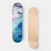 Vloeiend kunstschilderskateboard skateboard (Voorkant)