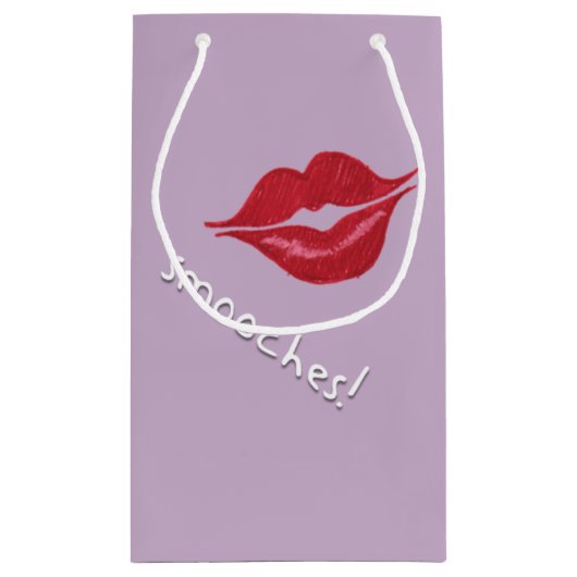 Vloeiend! Lips Cadeau Klein Cadeauzakje (Achterkant)