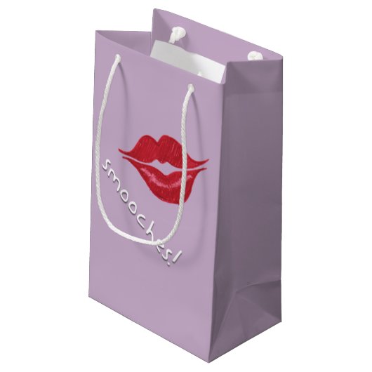 Vloeiend! Lips Cadeau Klein Cadeauzakje (Achterkant Gekanteld)