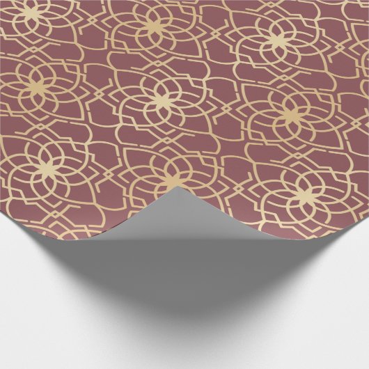 Vloeiend looppapier voor levenspatronen cadeaupapier (Hoek)