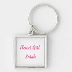 Vloeiend meisje Cadeft Custom Name Gifts Wedding K Sleutelhanger