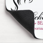 Vloeiend meisje met golvend haar Makeup-pictogram Muismat (Hoek)