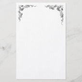 Vloeiend ontwerp rechts en links briefpapier (Voorkant)