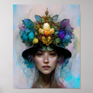 Vloeiend Pet Fantasy Art Poster