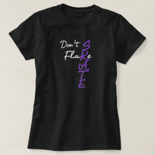 Vloeiend Schaats T-Shirt niet