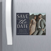 Vloeiend script | Foto Save the Date Magnet