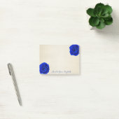 Vloeiend stijlvolle, blauwe Rozen Post-it® Notes (Kantoor)