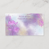 Vloeiend Visitekaartje met ventilatorventilator (Voorkant)