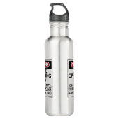 Vloeiend werkgebied waterfles  (Achterkant)