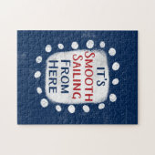 Vloeiend zeilen vanaf hier puzzel legpuzzel (Horizontaal)