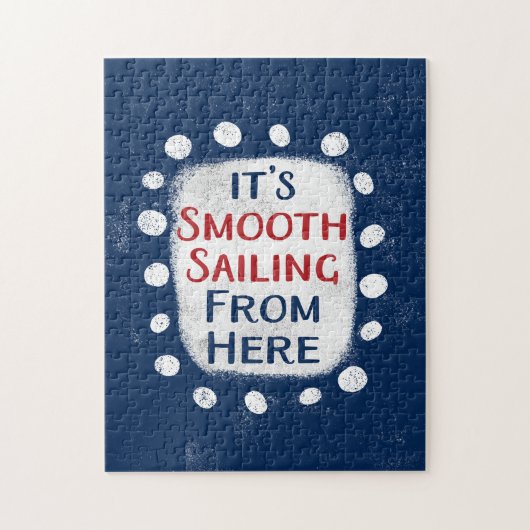 Vloeiend zeilen vanaf hier puzzel legpuzzel (Verticaal)