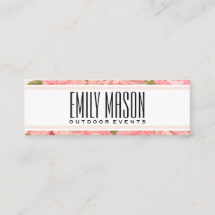 Vloeiende achtergrond mini visitekaartje