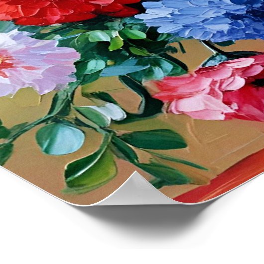 Vloeiende Art Print (Hoek)