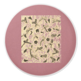 Vloeiende bogen keramische knop