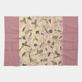 Vloeiende bogen theedoek