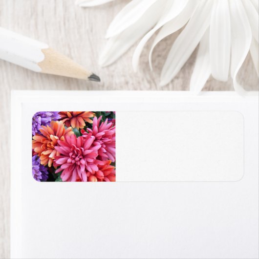 Vloeiende branden etiket (Insitu)