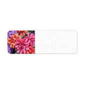 Vloeiende branden etiket (Voorkant)