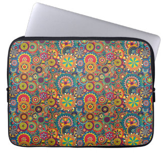 Vloeiende brandstiften laptop sleeve