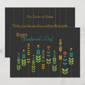 Vloeiende gedichten kaart (Voorkant / Achterkant)